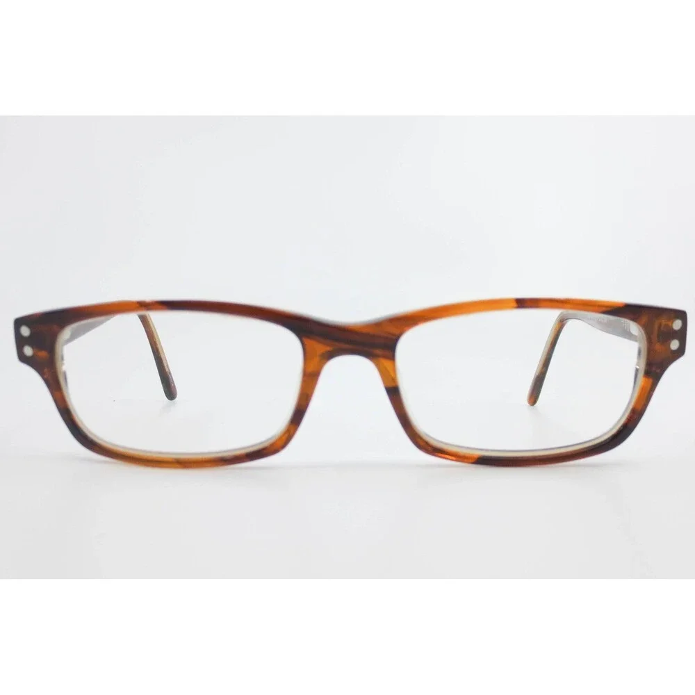 Link Occhiali LINK3197 Brown Tortoise Shell Rectangular Eyeglass Frames